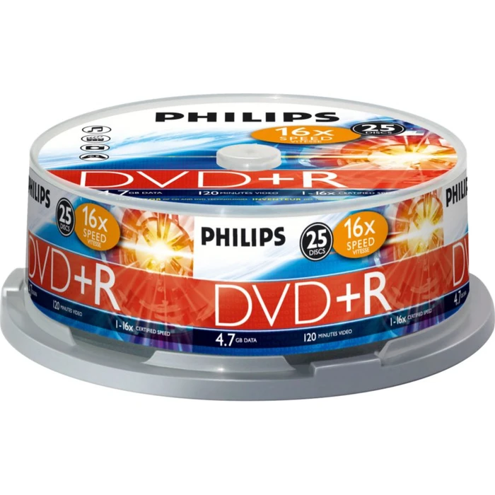 Philips DVD+R 12cm 4,7GB 16x SP x25