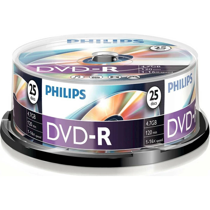 Philips DVD-R 12cm 1x25 4,7GB 16x SP