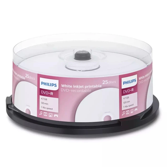 DVD-R Philips 4,7GB 16x IW SP 1x25