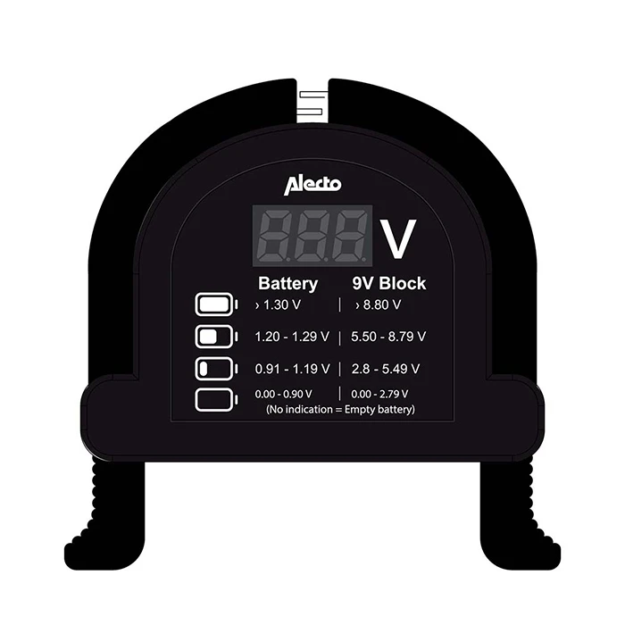 Battery Tester Alecto BTT2 Universal Digital Battery Tester