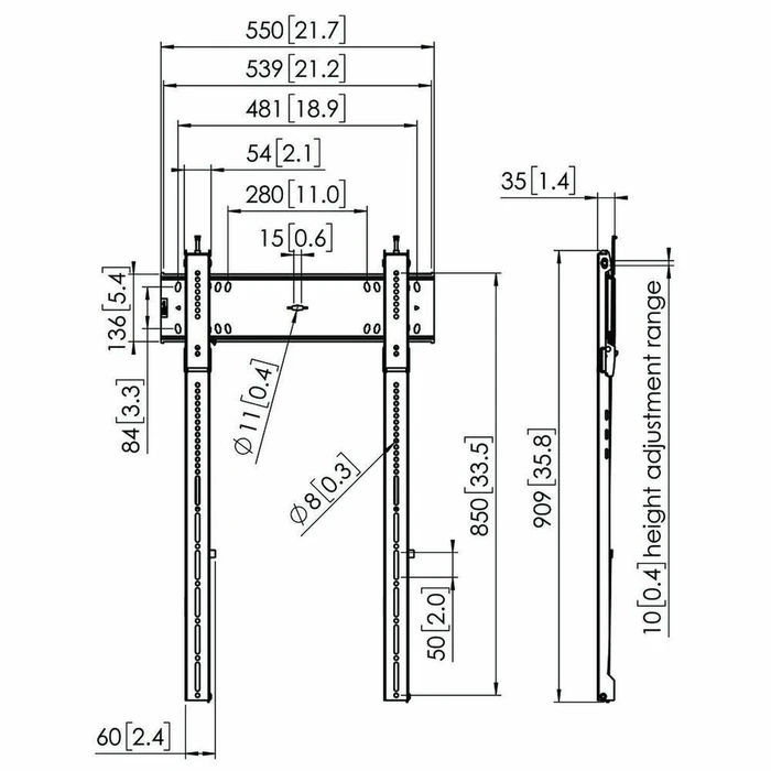 TV Wall Mount Vogel's 7368150 43 to 100 inches 100 kg