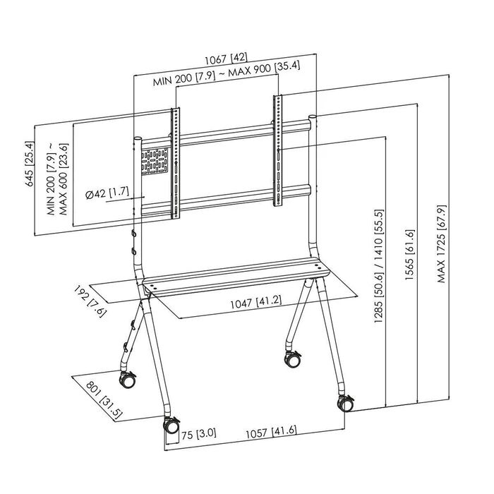 Vogel's Tabletop Monitor Stand 50 86