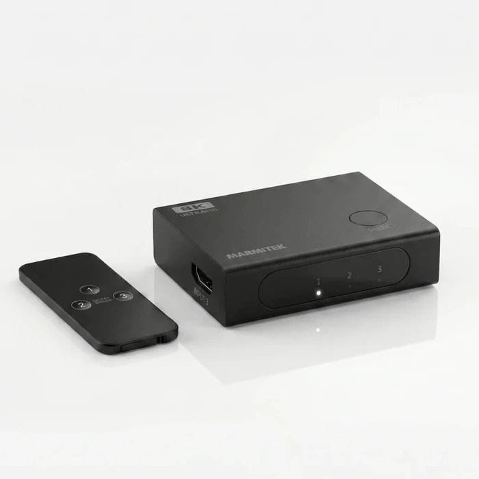 Marmitek Connect 730 HDMI Switch 3x1 - 8K@60Hz / 4K@240Hz
