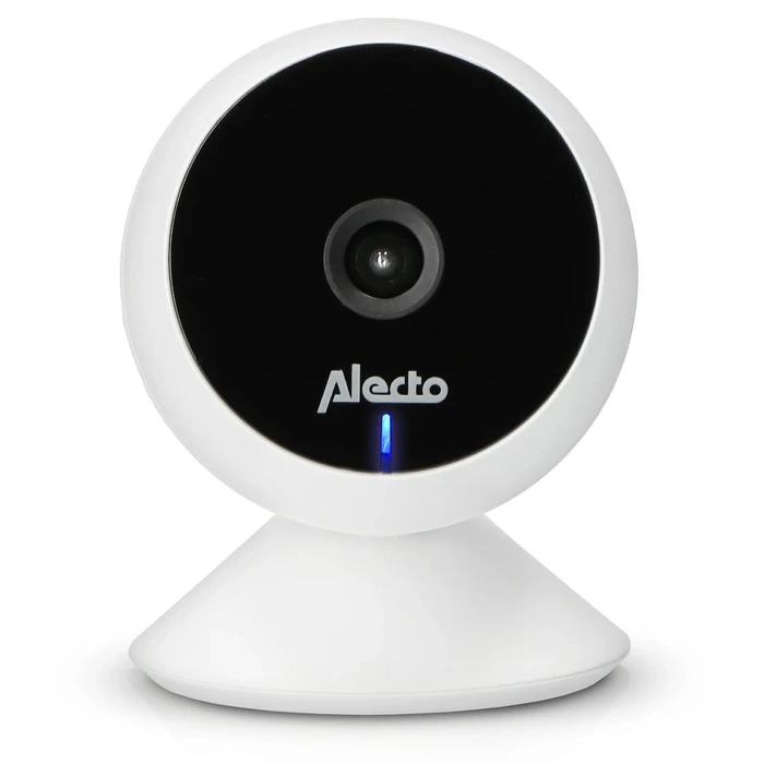 Μόνιτορ μωρού Alecto Wi‑Fi με κάμερα HD 1080p, νυχτερινή όραση, αμφίδρομη επικοινωνία, λευκό SMARTBABY5