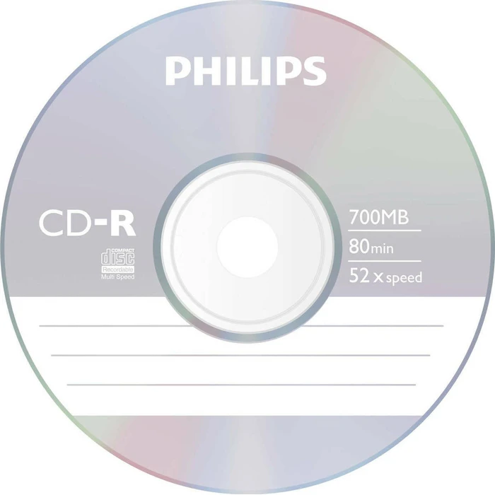 Philips CD-R 80Min 700MB 52x SP 1x10