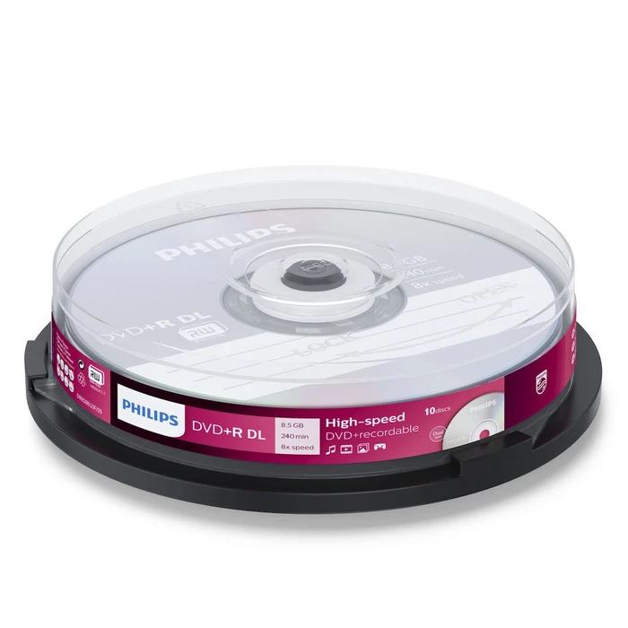 Philips DVD+R 12cm 1x10 8,5GB DL 8x SP