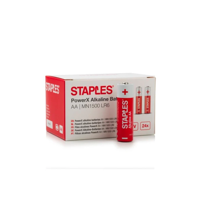 Staples PowerX Μπαταρίες Micro AAA 24τμχ