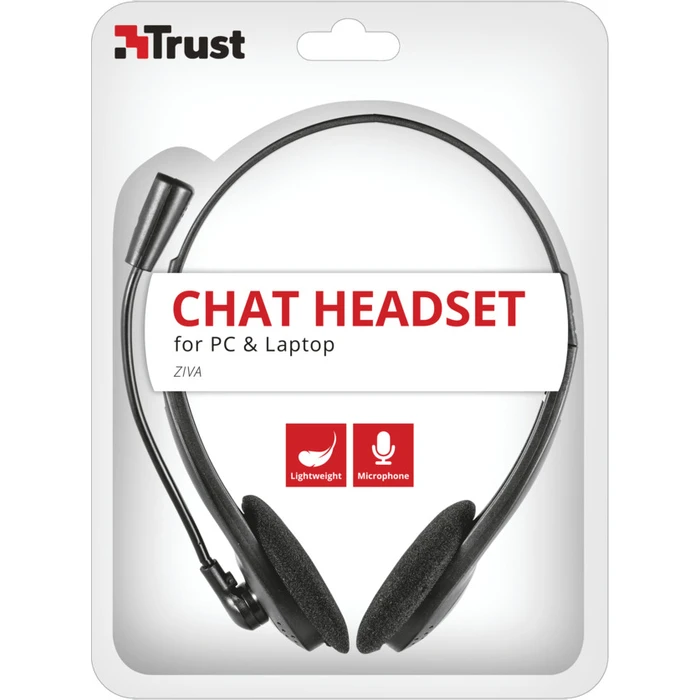 Trust Ziva Chat 3.5mm Headset (21517) (TRS21517)