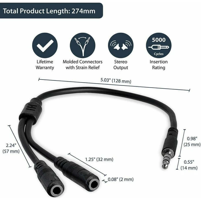 Trust Ziva Chat 3.5mm Headset (21517) (TRS21517)