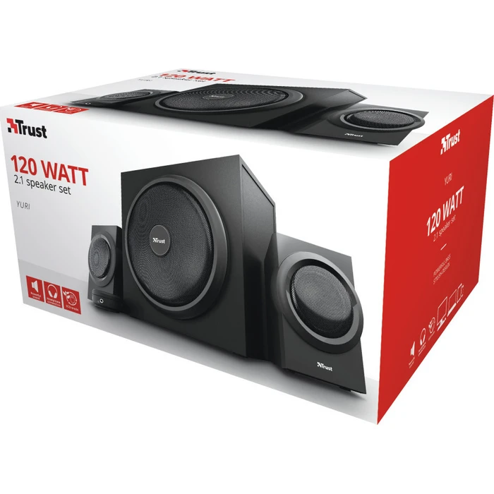 Trust Yuri 2.1 Computer Speakers 60W Black