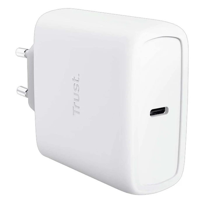 Trust Φορτιστής Χωρίς Καλώδιο GaN με Θύρα USB-C 65W Λευκός (Maxo)