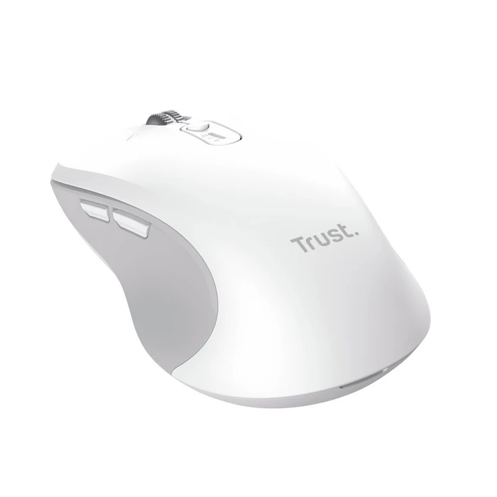 Trust Computer Mouse Ferro Hyperwheel Wireless White