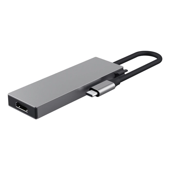 Trust Hub 4 Θυρών με σύνδεση USB-C / USB-A Γκρι 26062
