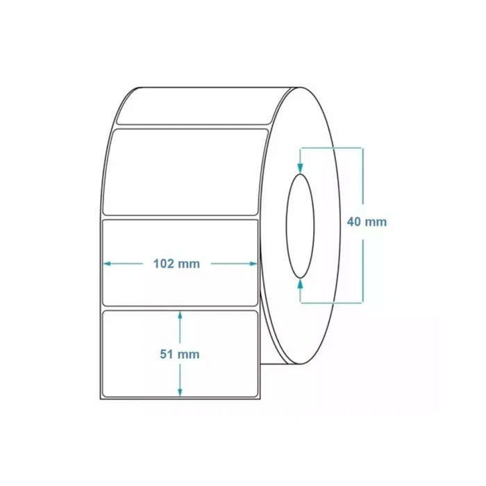 Epson Premium Matte C33S045531 650 Αυτοκόλλητες Ετικέτες σε Ρολό για Εκτυπωτή Ετικετών 102x51mm