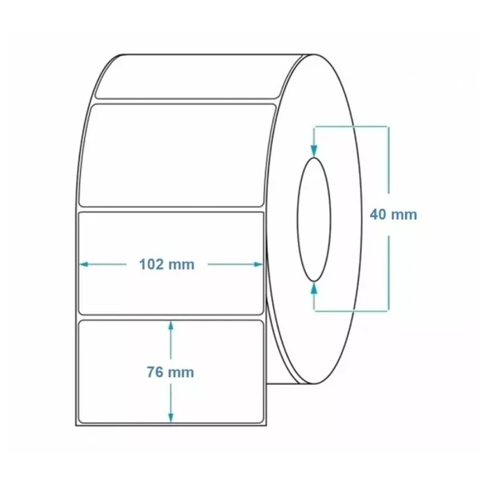 Epson Premium Matte Αυτοκόλλητες Ετικέτες σε Ρολό 102 x 76 mm - 440 τεμάχια (C33S045532)