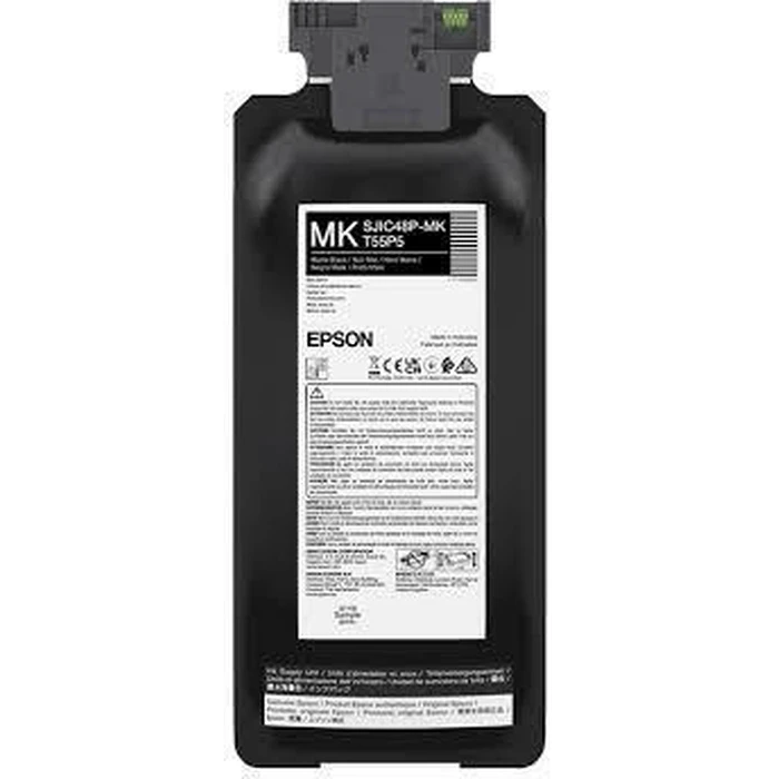 Epson SJIC48P-BK Γνήσιο Μελάνι Εκτυπωτή InkJet Μαύρο (C13T55P140)