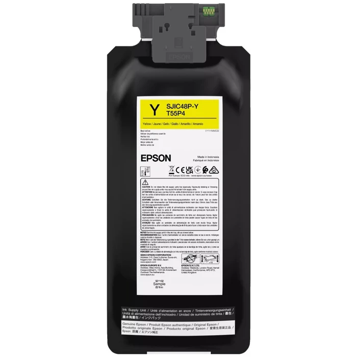 Epson SJIC48P-Y Genuine InkJet Printer Ink Yellow 480 ml (C13T55P440)