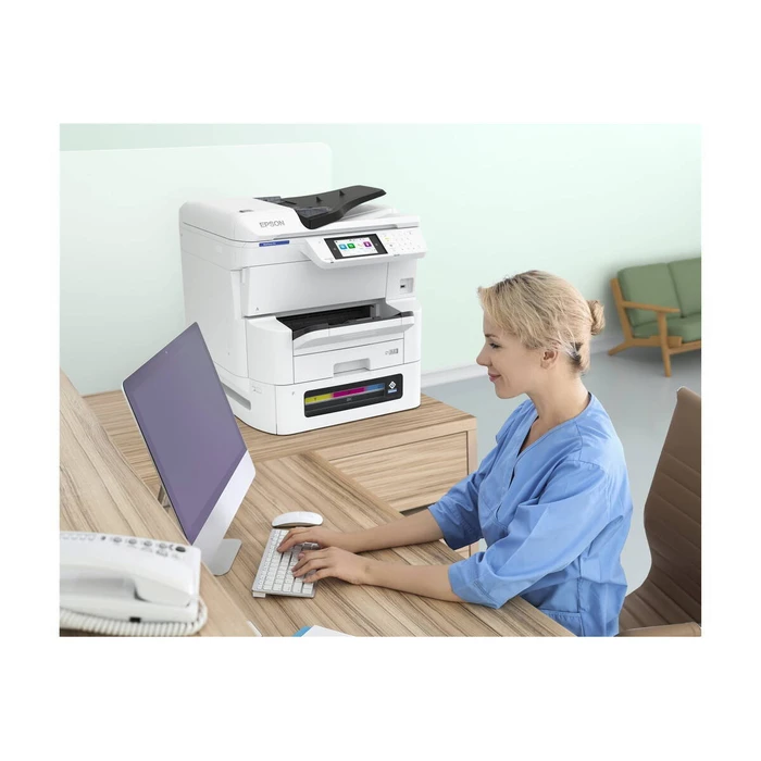 Epson WorkForce Pro EM-C8100RDWF Color Inkjet Multifunction Printer