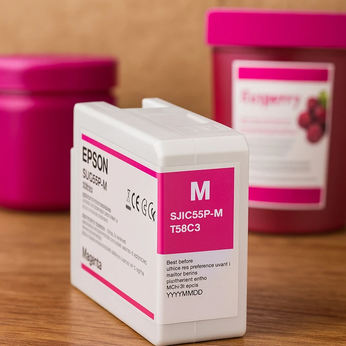 Epson Magenta Ink Bottle 80ml (C13T58C340) for D6000/D6500