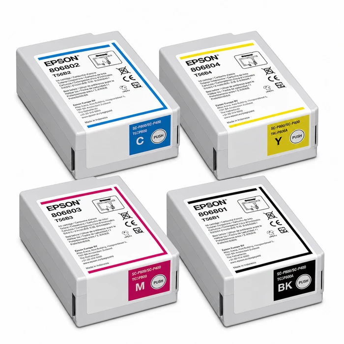 Epson ColorWorks CW-D3800e Γνήσιο Μελάνι Εκτυπωτή InkJet Κίτρινο (C13T58J440)