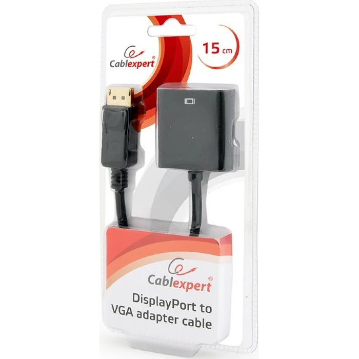 Gembird DisplayPort to VGA Adapter AB-DPM-VGAF-02 (0.15 m) Black
