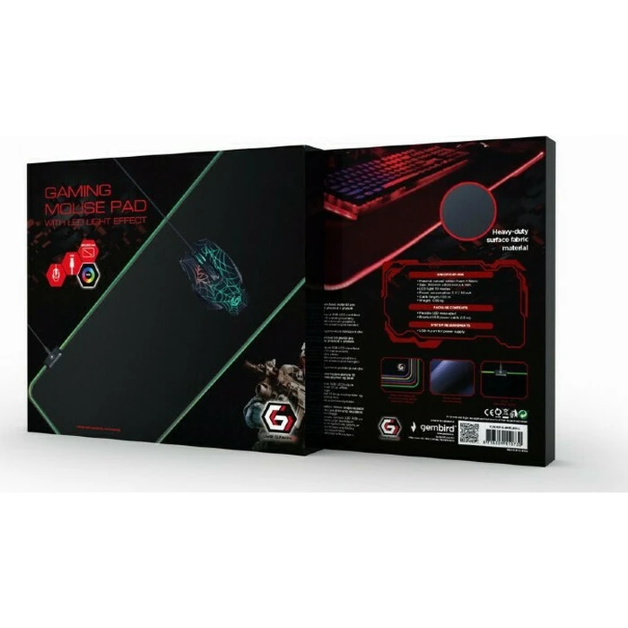 Gembird Gaming Mouse Pad with LED Light FX Extra Large 300 x 800