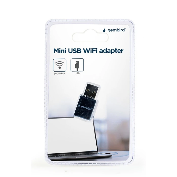USB Network Adapter Gembird Mini USB WiFi Adapter 300 Mbps