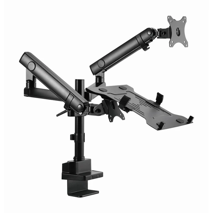 Gembird MA-DA3-02 Display Mounting Arm with Notebook Tray, Desk Mount, Up to 32 inches