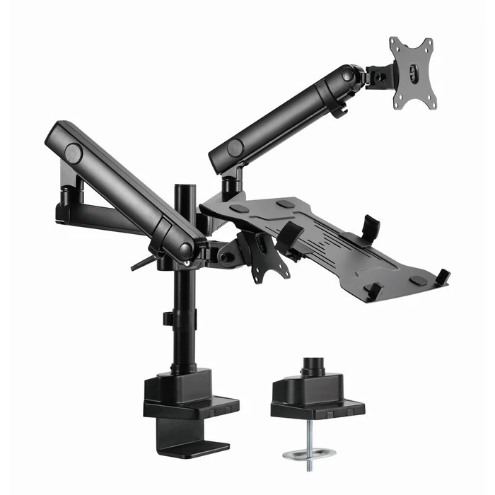 Gembird MA-DA3-02 Display Mounting Arm with Notebook Tray, Desk Mount, Up to 32 inches