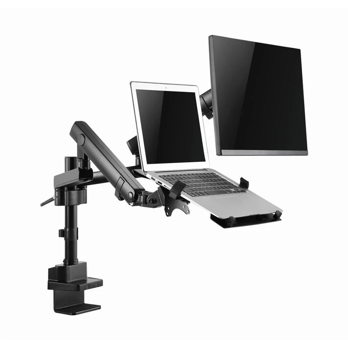 Gembird MA-DA3-02 Display Mounting Arm with Notebook Tray, Desk Mount, Up to 32 inches