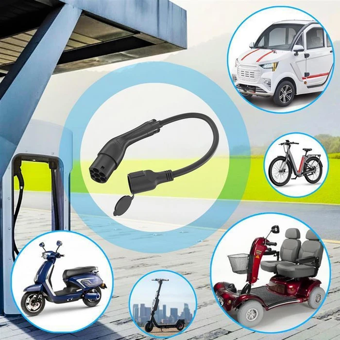 Energenie Adapter Cable Type 2 to Schuko 3.7kW 0.5m