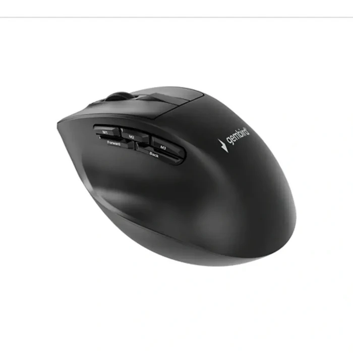 Ποντίκι Gembird MUSW3-9B-01 USB Optical WRL - Ενσύρματο/Ασύρματο, 2400 DPI, 9 κουμπιά, Μαύρο
