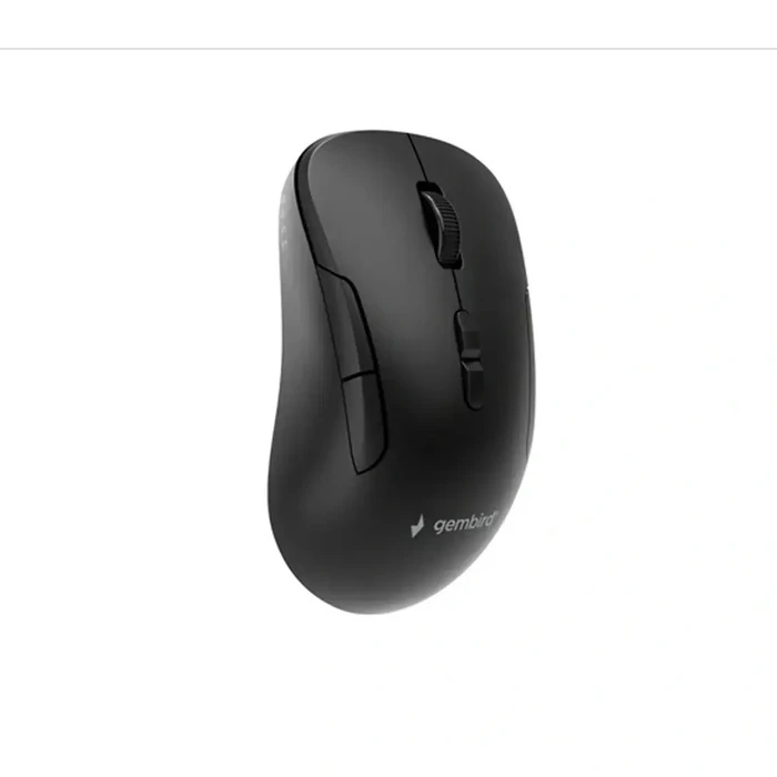 Gembird MUSW2-7B-01 Wireless Optical Mouse (RF + Bluetooth, 7 buttons, 1600 DPI) - Black