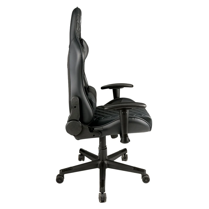 Gembird Καρέκλα Gaming PVC Δέρμα Με Μαξιλάρια Μαύρη