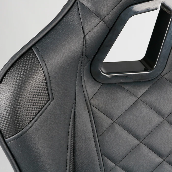 Gembird Καρέκλα Gaming PVC Δέρμα Με Μαξιλάρια Μαύρη