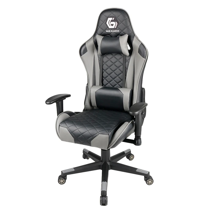Gaming Chair Gembird PVC Leather Black Grey