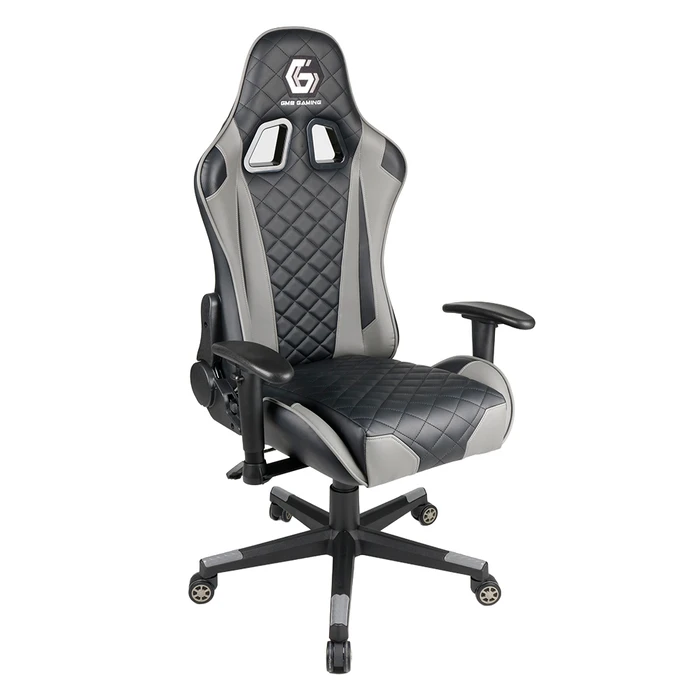 Gaming Chair Gembird PVC Leather Black Grey
