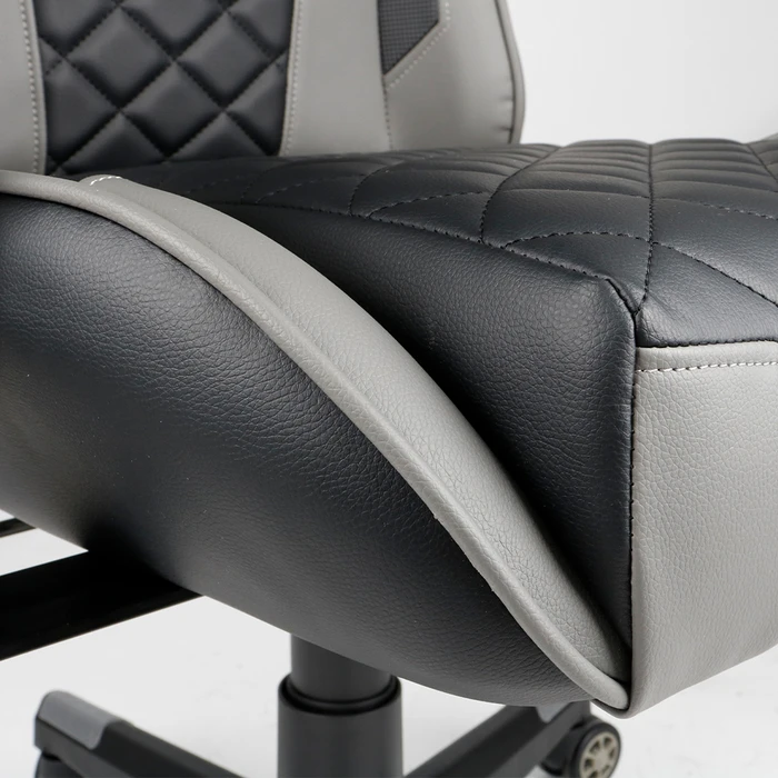 Gaming Chair Gembird PVC Leather Black Grey