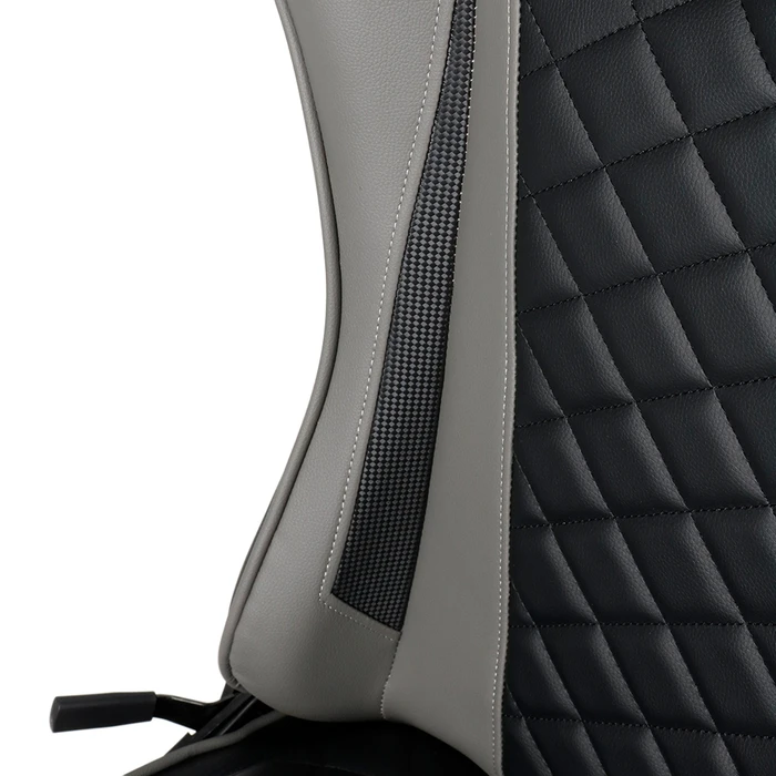 Gaming Chair Gembird PVC Leather Black Grey