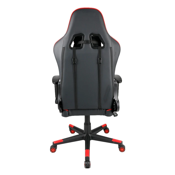 Gaming Chair Gembird PVC Leather with Pillows Black Red