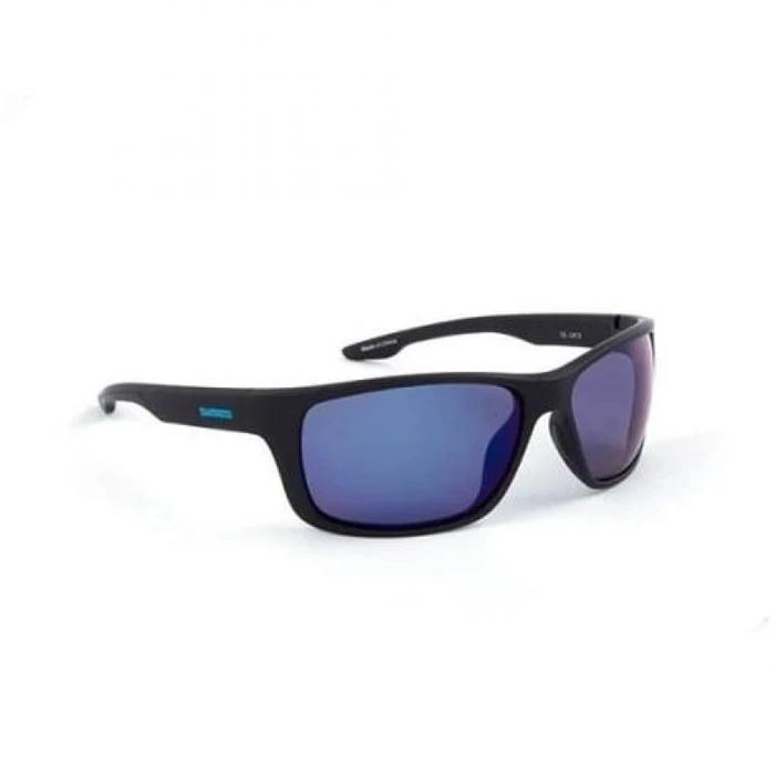Shimano Ανδρικά Γυαλιά Ηλίου - Μαύρος Σκελετός Grilamid TR-90, Μπλε Polarized Καθρέφτης