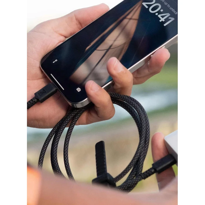 Xtorm Braided USB 2.0 Cable USB-C male - USB-C 240W PD Μαύρο 1.5m CX3091