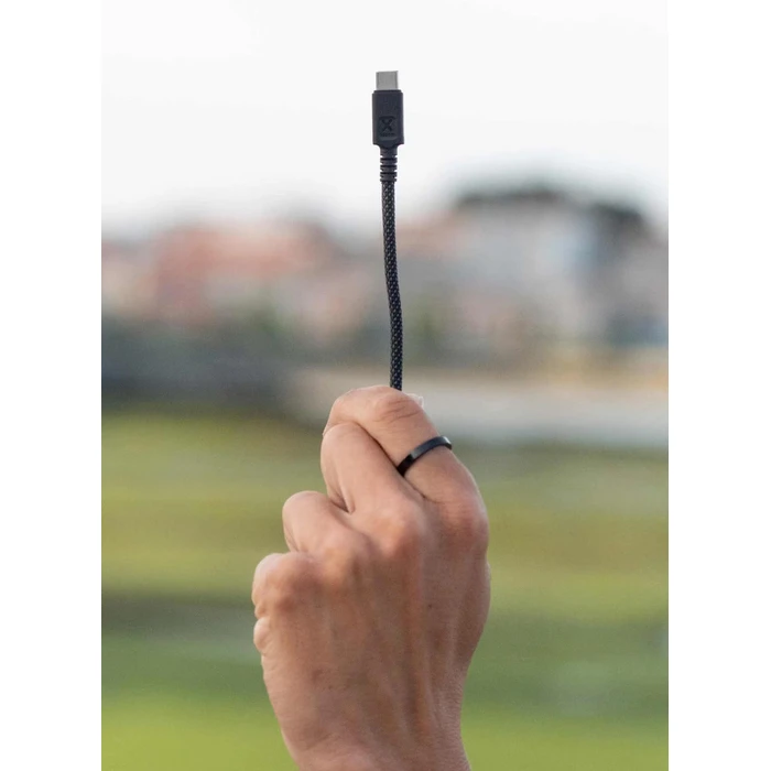Xtorm Braided USB 2.0 Cable USB-C male - USB-C 240W PD Μαύρο 1.5m CX3091