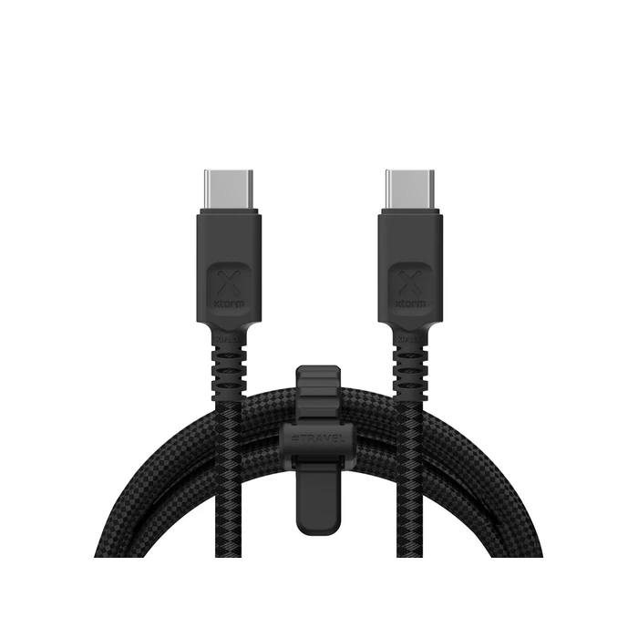 Xtorm USB 2.0 Cable USB-C male - USB-C 240W PD Μαύρο 3m CX3101