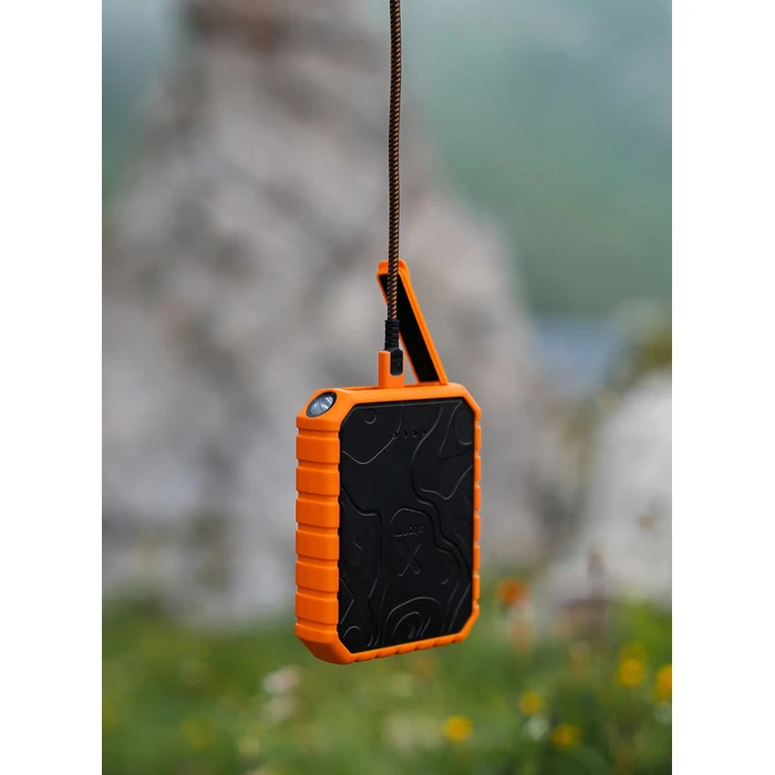 Xtorm Braided / Spiral USB 2.0 Cable USB-C male - USB-C 240W PD Πορτοκαλί 1.5m MOB.ACC.00649