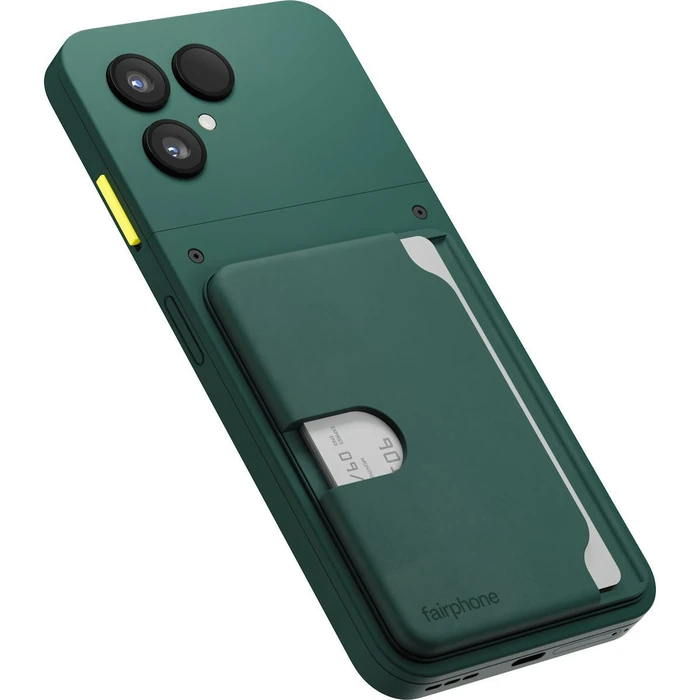 Θήκη smartphone Fairphone Card Holder Forest Green για Fairphone (Gen. 6), θήκη καρτών έως 3 καρτών