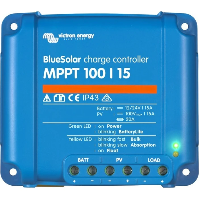 Victron Energy BlueSolar MPPT 100/15 Ρυθμιστής Φόρτισης 24V 15A