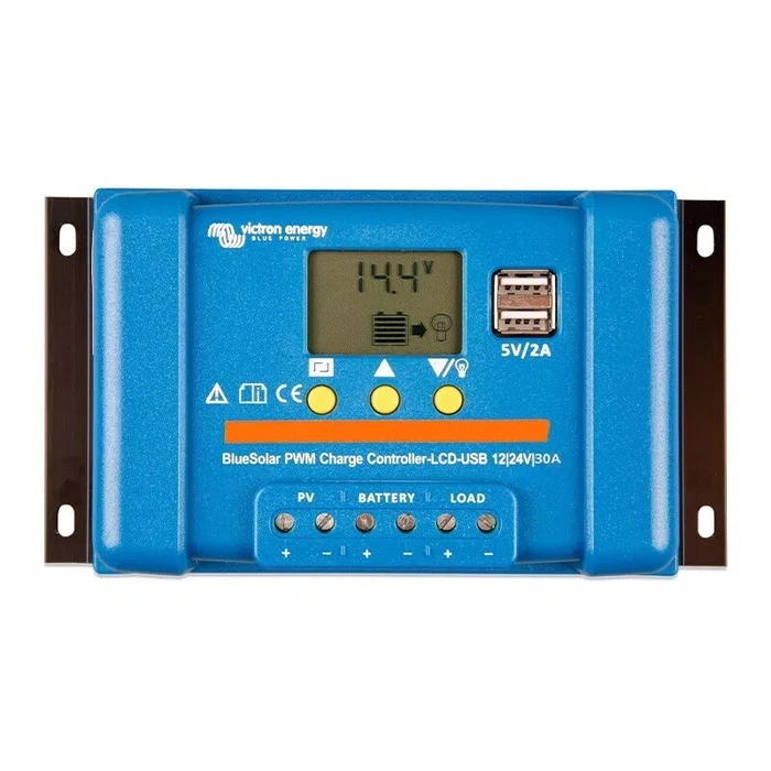 Ελεγκτής φόρτισης Victron BlueSolar PWM-LCD & USB 12/24V - 30A