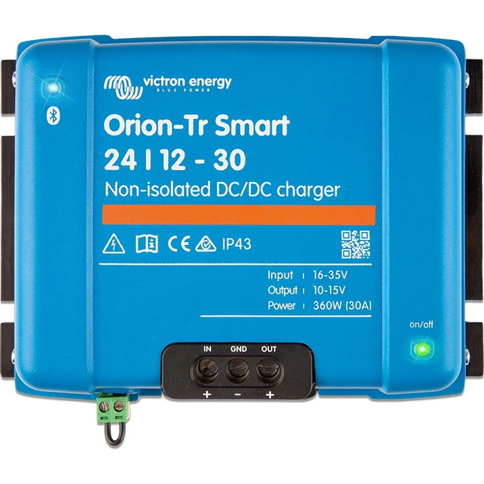 Victron Energy Orion-Tr Smart 24/12-30 DC/DC Converter 24V to 12V (Non-Isolated) - ORI241236140