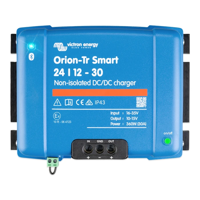 Victron Energy Orion-Tr Smart 24/12-30 DC/DC Converter 24V to 12V (Non-Isolated) - ORI241236140